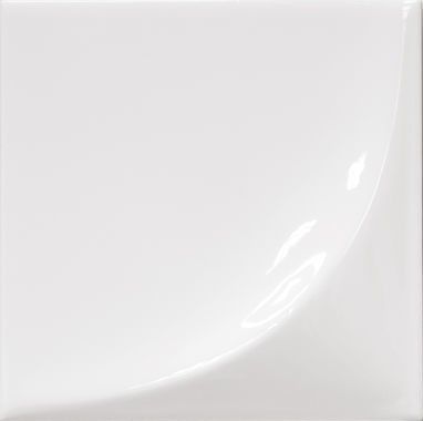 Vertex Curve White Brillo 15x15