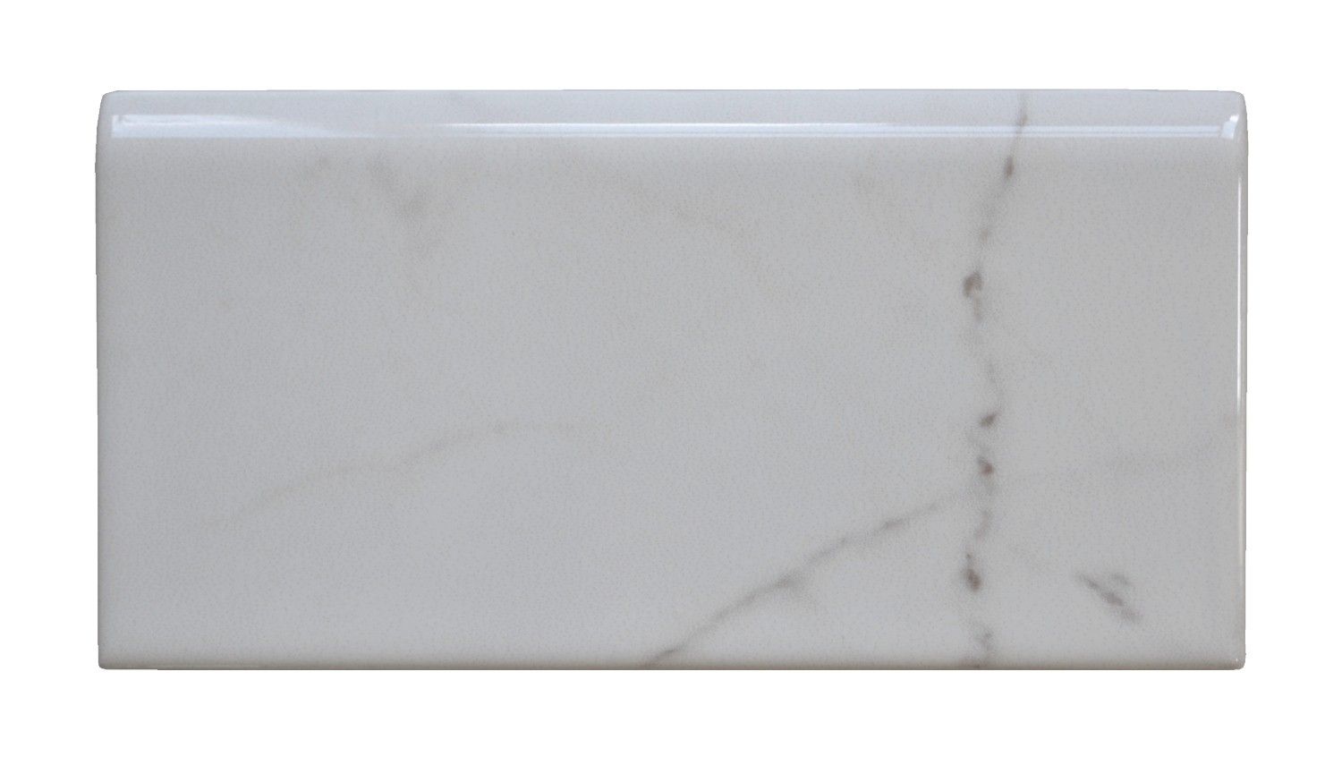 Bullnose Carrara Gloss 7,5x15