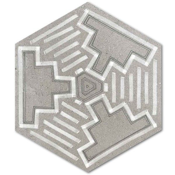 Hexagono Igneus Cemento 23x26,6