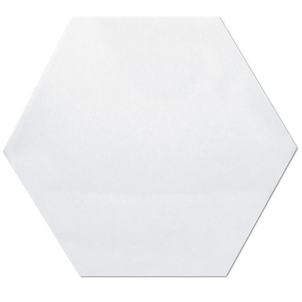 Hexagono Blanco Brillo 17x15