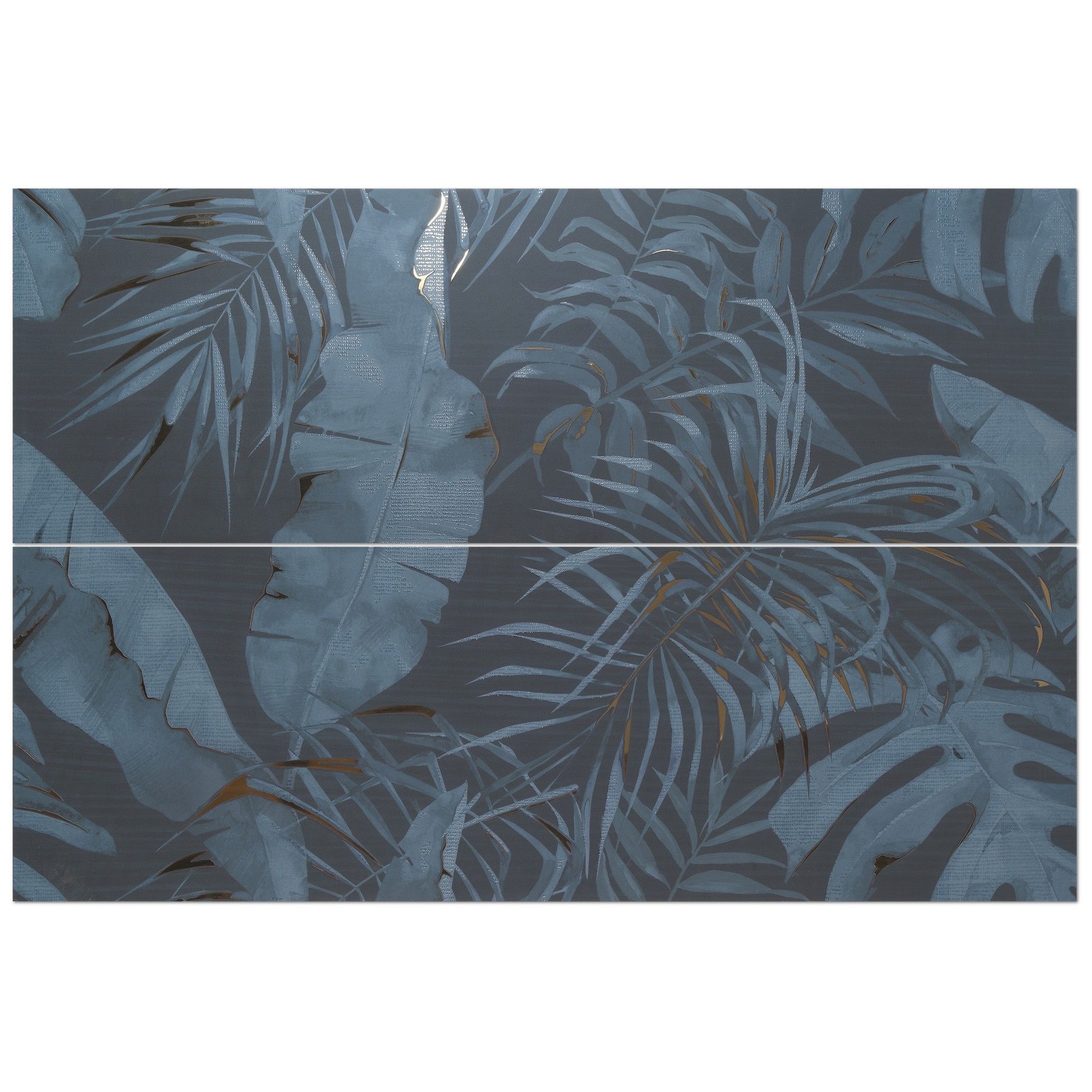 Decor Set (2) Lost Paradise Blue 40x120