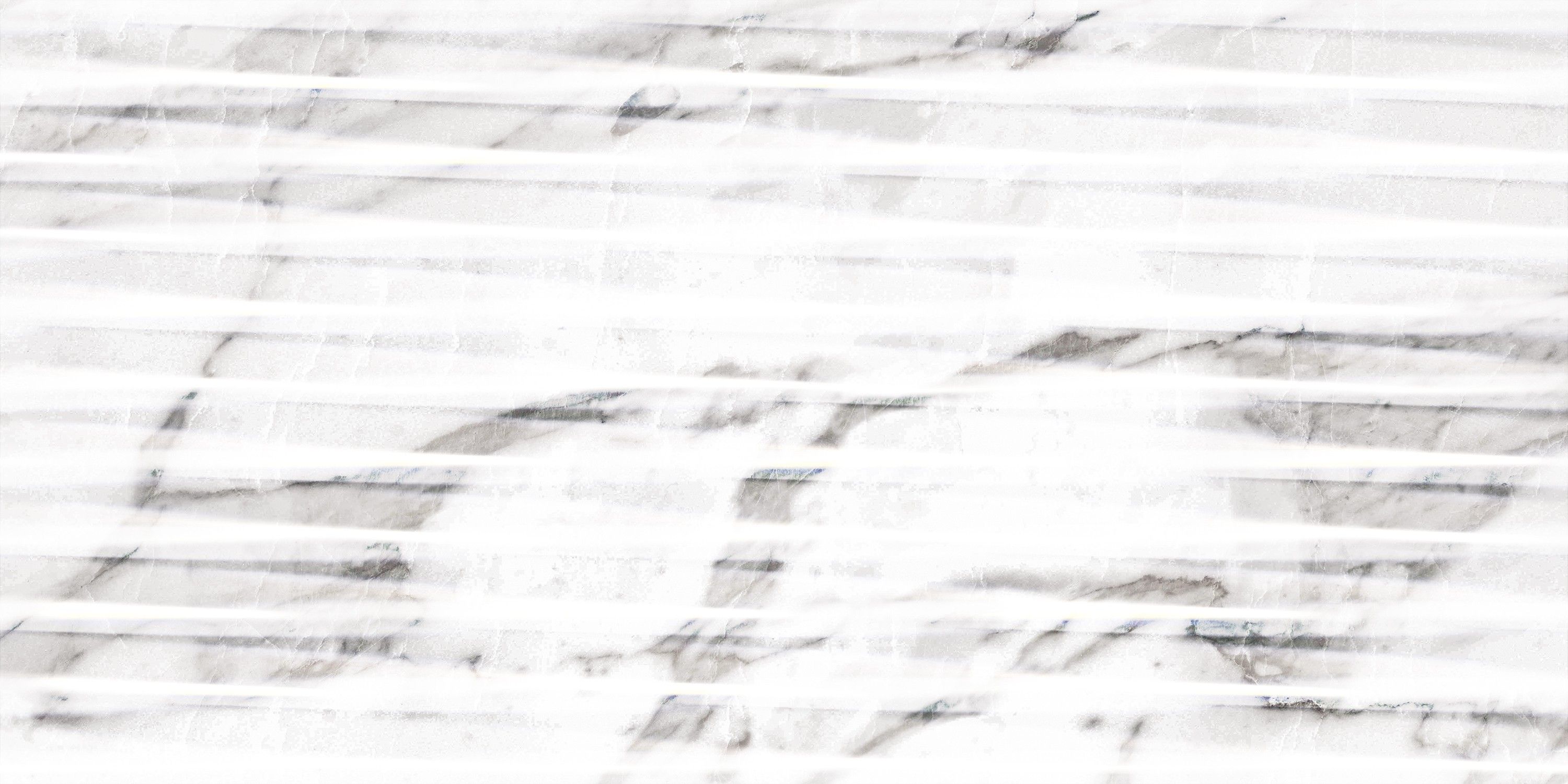 Carrara Lined White Brillo 30x60