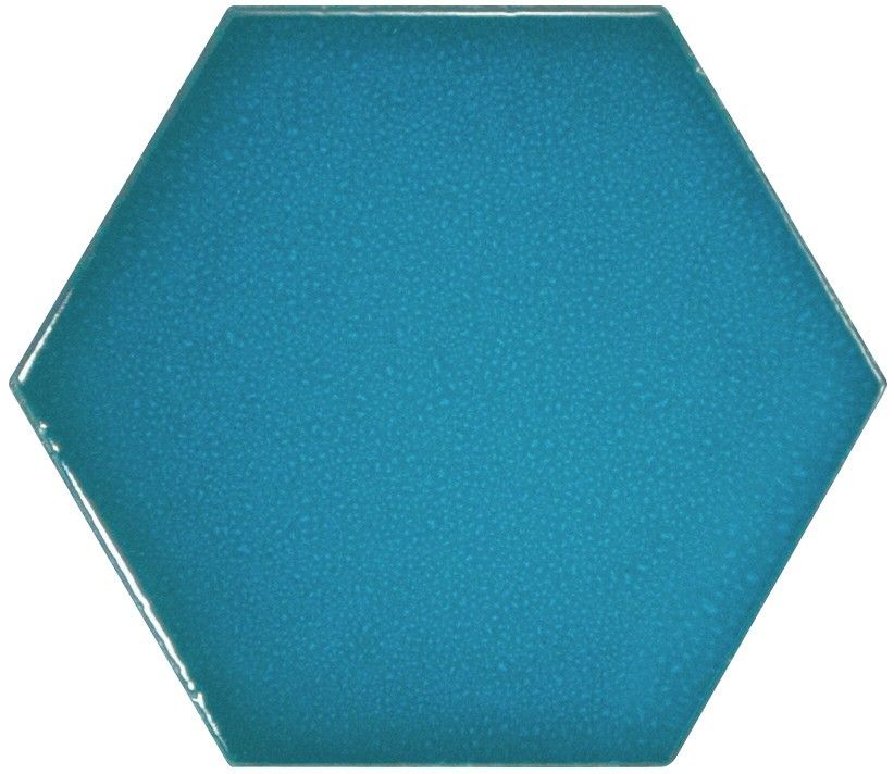Scale Hexagon Electric Blue 12,4x10,7