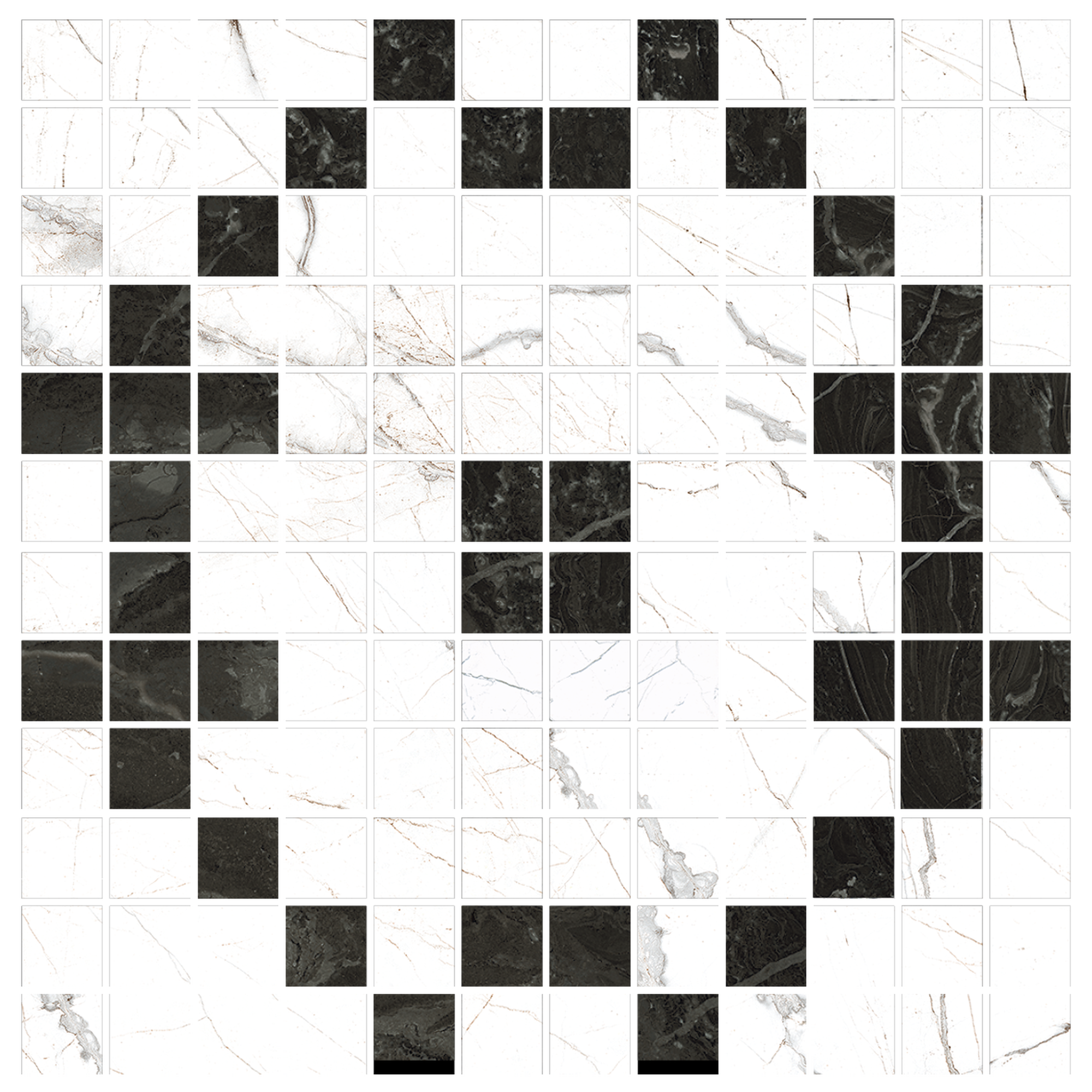 D.Glacier White Mosaic 30x30