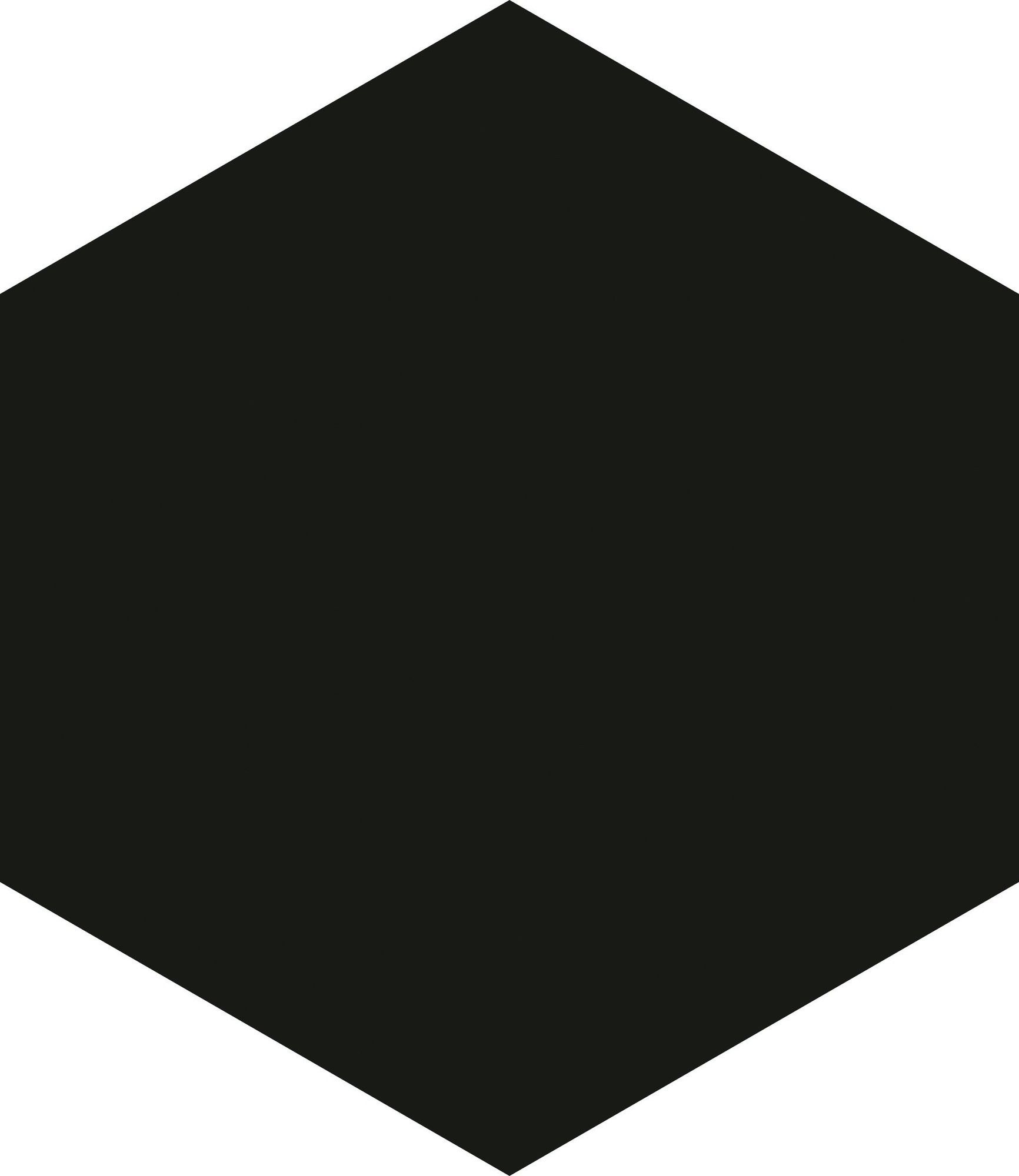 Hexagon Black 17,5x20,2