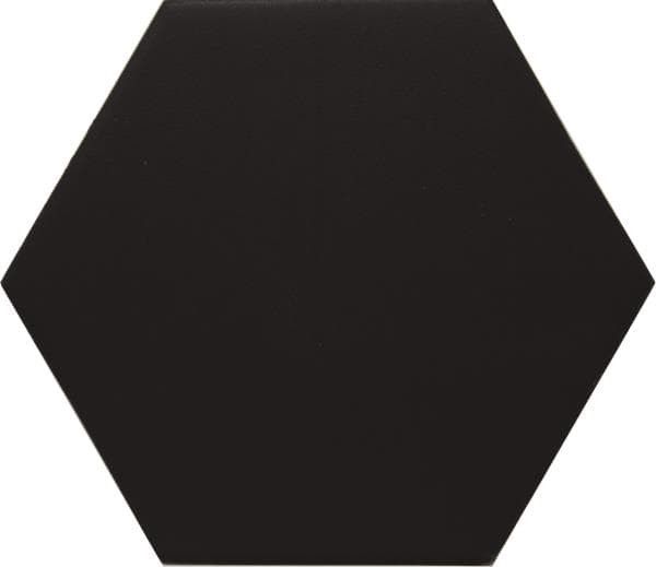 Minimalista Hexagono Negro 14x16,3