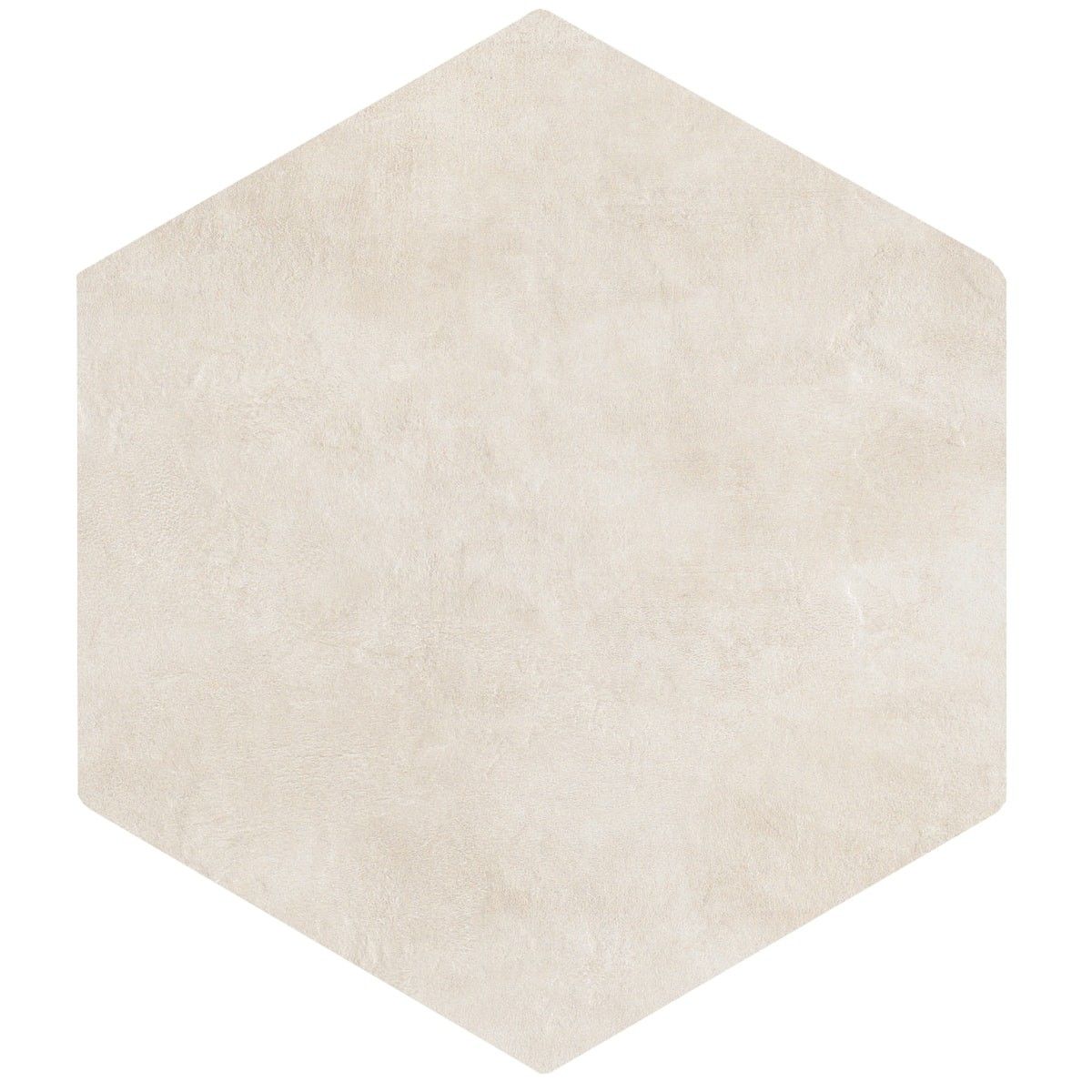 Icon Bone White Esagono 21x18,2
