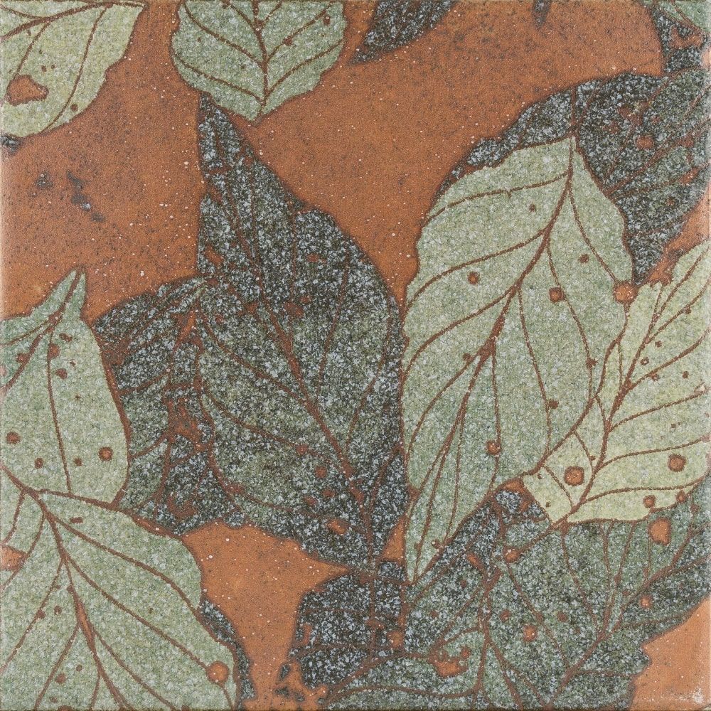 Leaf Victoria Turquoise Copper 20,4x20,4