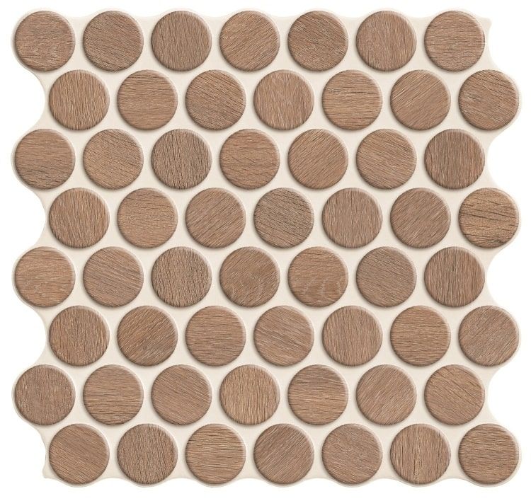 Circle Wallnut 30,9x30,9