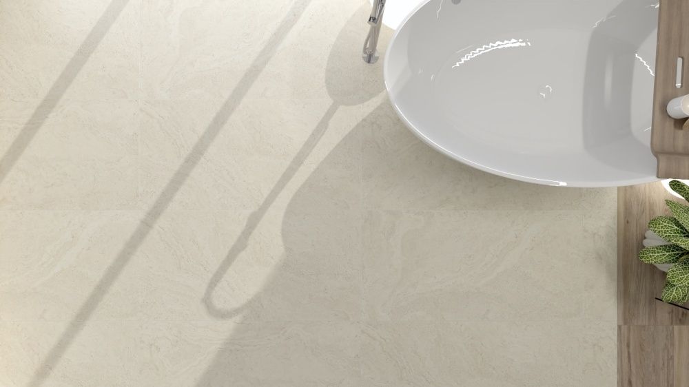 Płytki Unique Travertine Minimal White 60x120 - imitujące