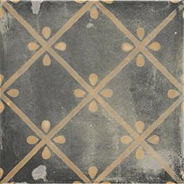 Scudo Canaletto Nero 20x20