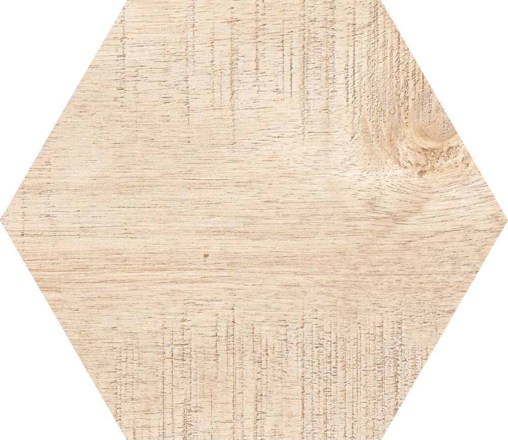 Sawnwood Beige Hex 22x25