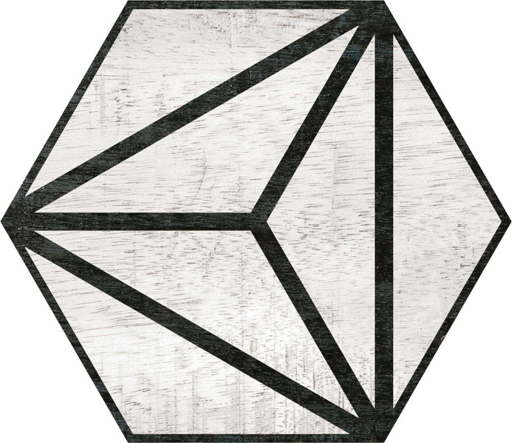 Tribeca Grey Hex 22x25