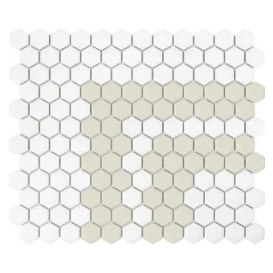 Mini Hexagon Stripe 2.3.C matt 26x30