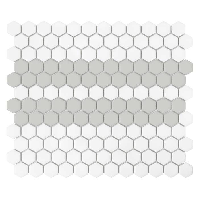 Mini Hexagon Stripe 2.A matt 26x30